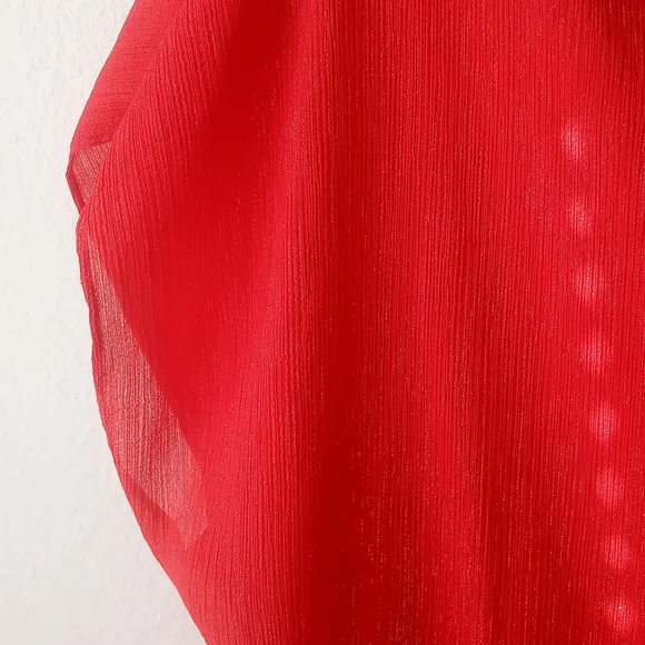 Express short sleeve Top w/overlay - Picture 6 of 8